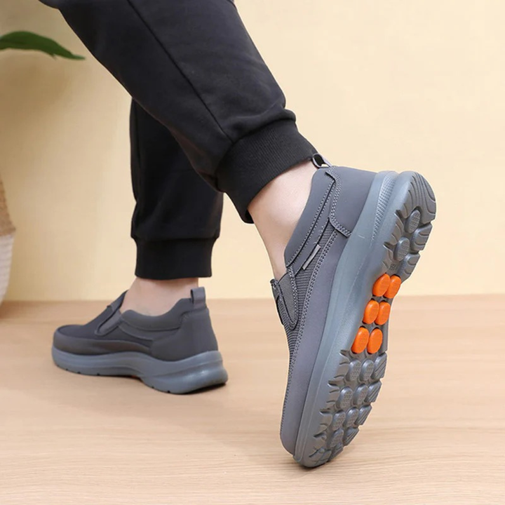 Comfortable men's slip-on shoes for effortless style & all-day wear. Cushioned for versatile casual walking.
