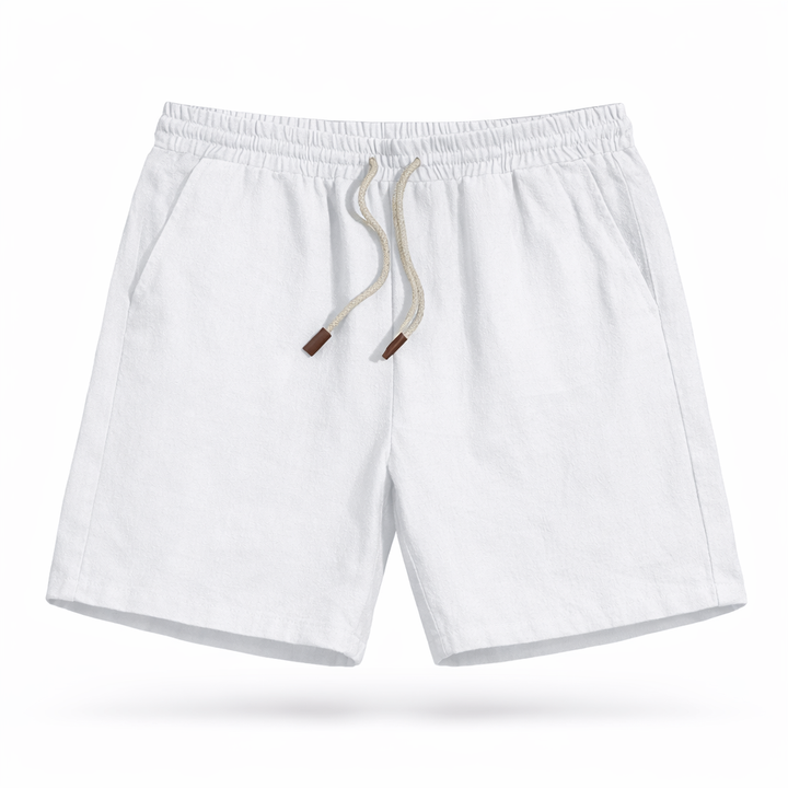 Stylish men's casual summer shorts; a relaxed fit with a functional drawstring waist for easy comfort.