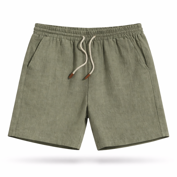 Everyday men's summer shorts, featuring a comfortable relaxed fit and convenient drawstring for casual style.