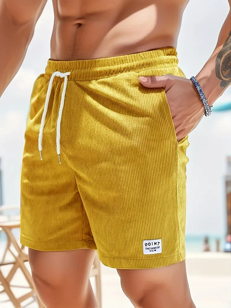 Versatile men's casual shorts, beach-ready, vacation wear, and summer essential.