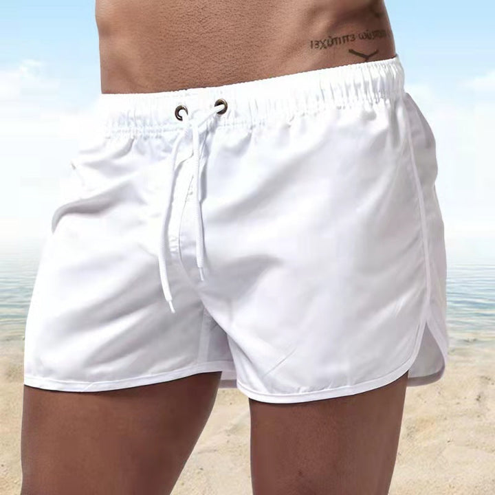 Men's comfortable casual swim shorts, adjustable for perfect fit, ideal for beach & summer.