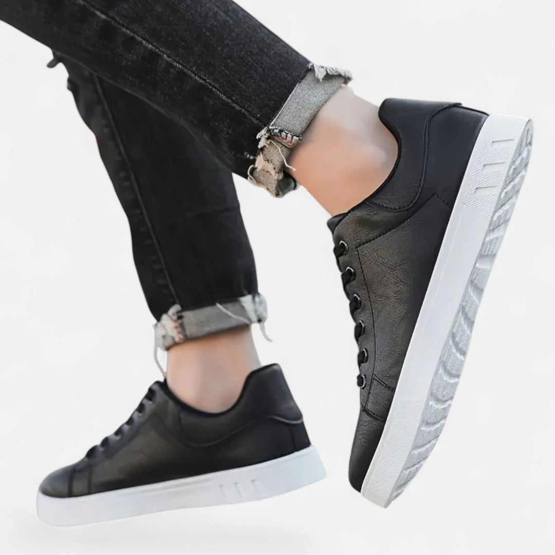 Stylish men's all-season comfort sneakers, versatile lace-up shoes for smart casual & everyday wear.