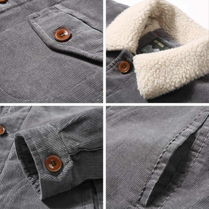 Versatile men's classic jacket. Soft interior & windproof design make it ideal for casual autumn & winter wear.
