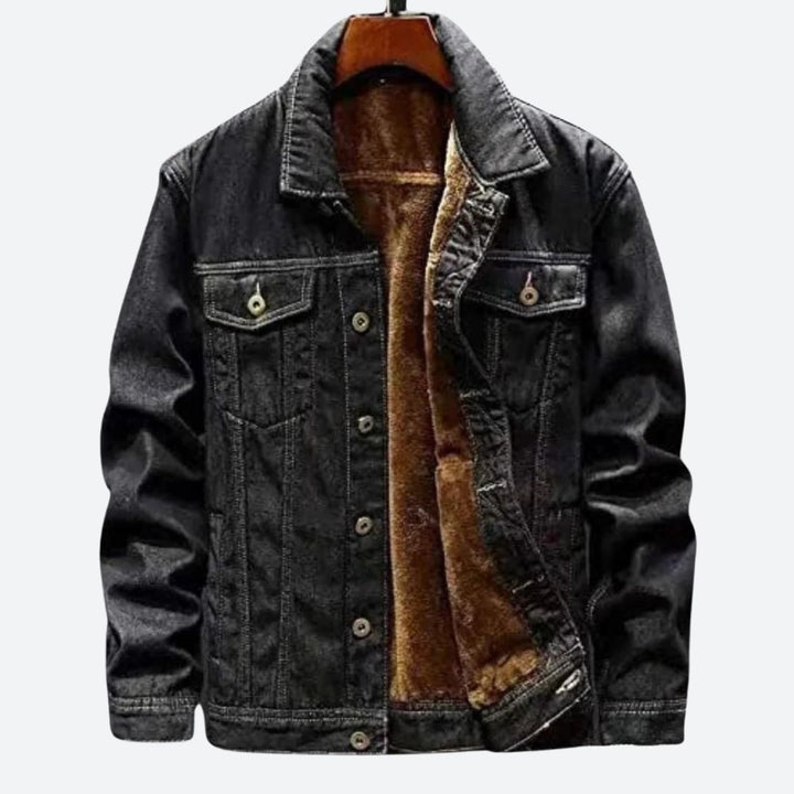 Lightweight men's everyday jacket, a versatile classic for comfortable layering & casual wear.