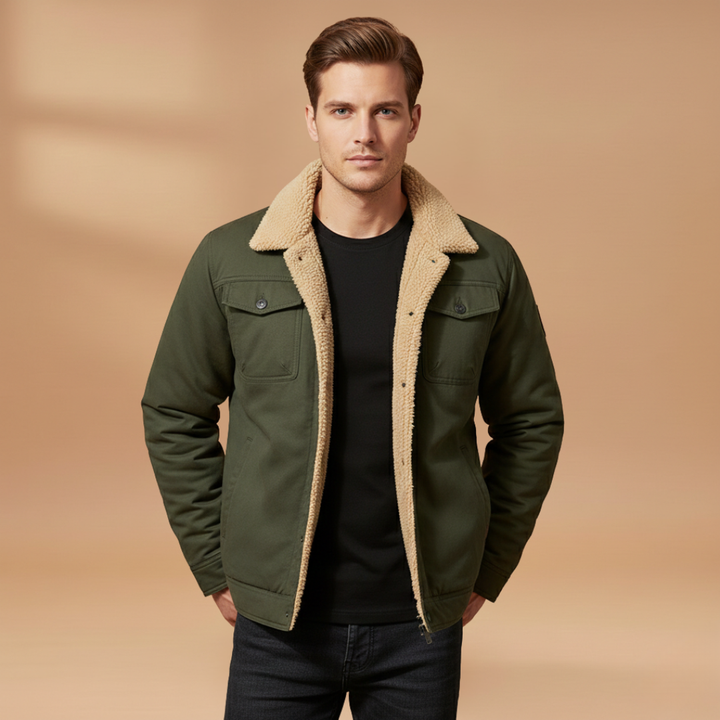 Sharp and timeless men's bomber jacket for effortless style