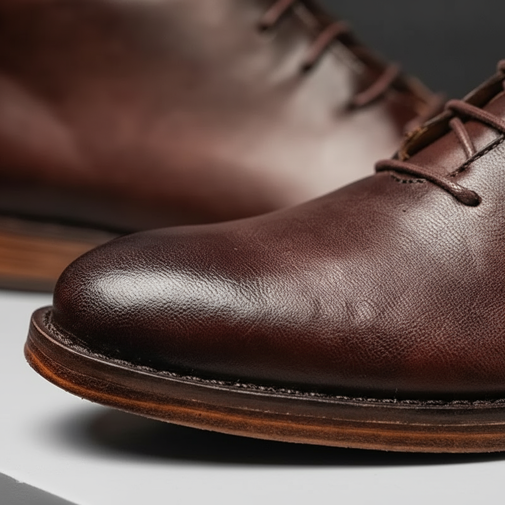 Charlie men's versatile brown leather boots for dress or casual wear