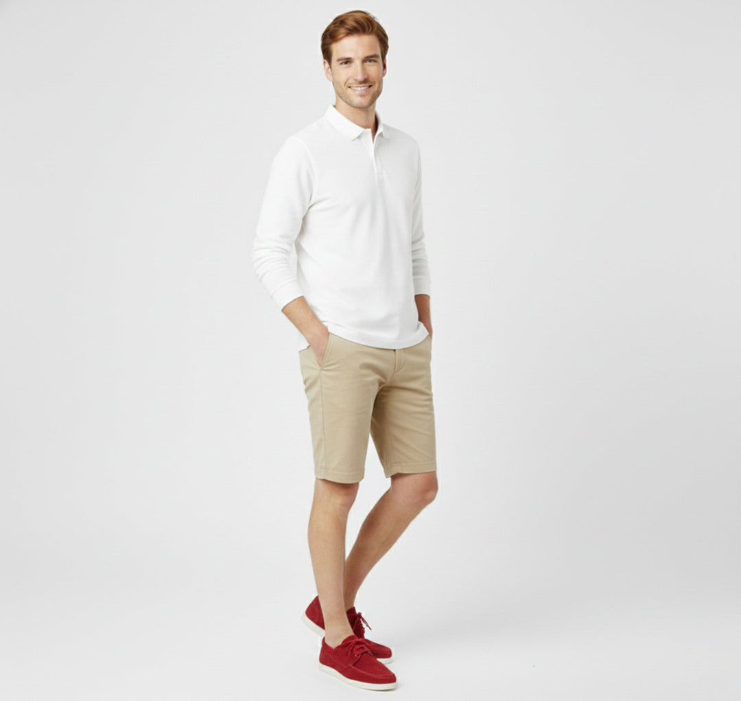 Men's classic loafers paired with casual trousers, demonstrating versatile and stylish fashion.