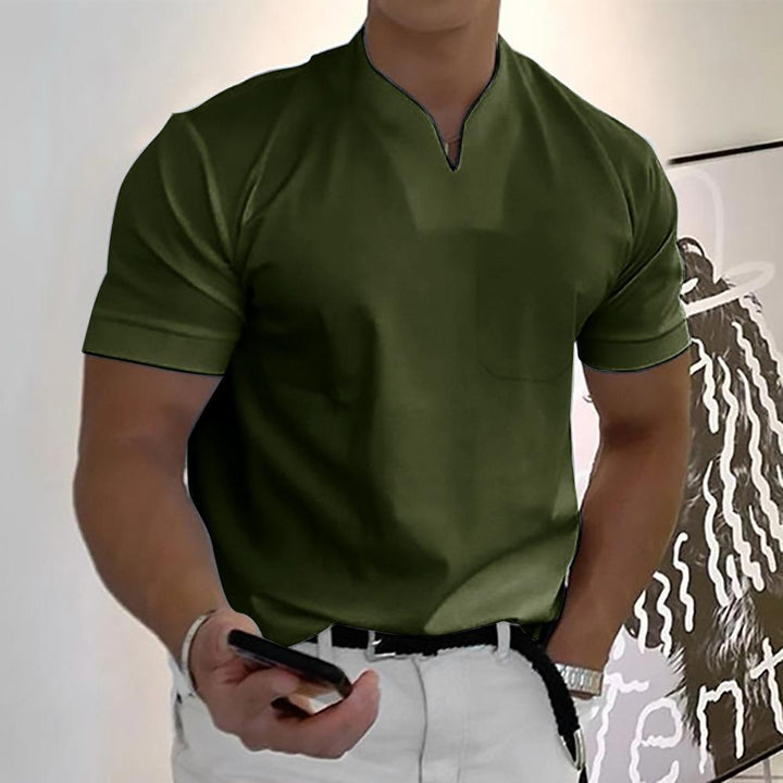 Versatile men's collared polo shirt, great for everyday style or a smart casual look.