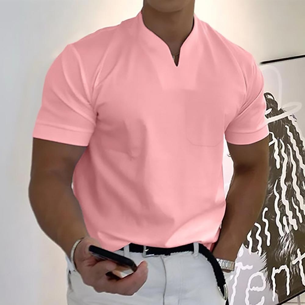Everyday men's polo shirt, collared and comfortable, perfect for casual outings.
