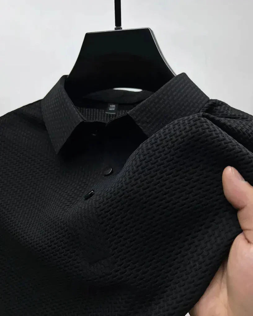 Men's Classic Comfort Polo Shirt, ideal for casual wear & everyday style. Soft, breathable short-sleeve top.
