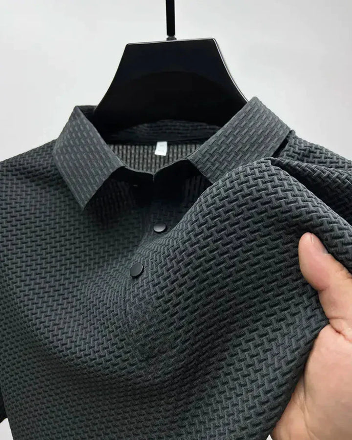 High-quality men's classic polo, a comfortable and stylish short-sleeve shirt perfect for any occasion.