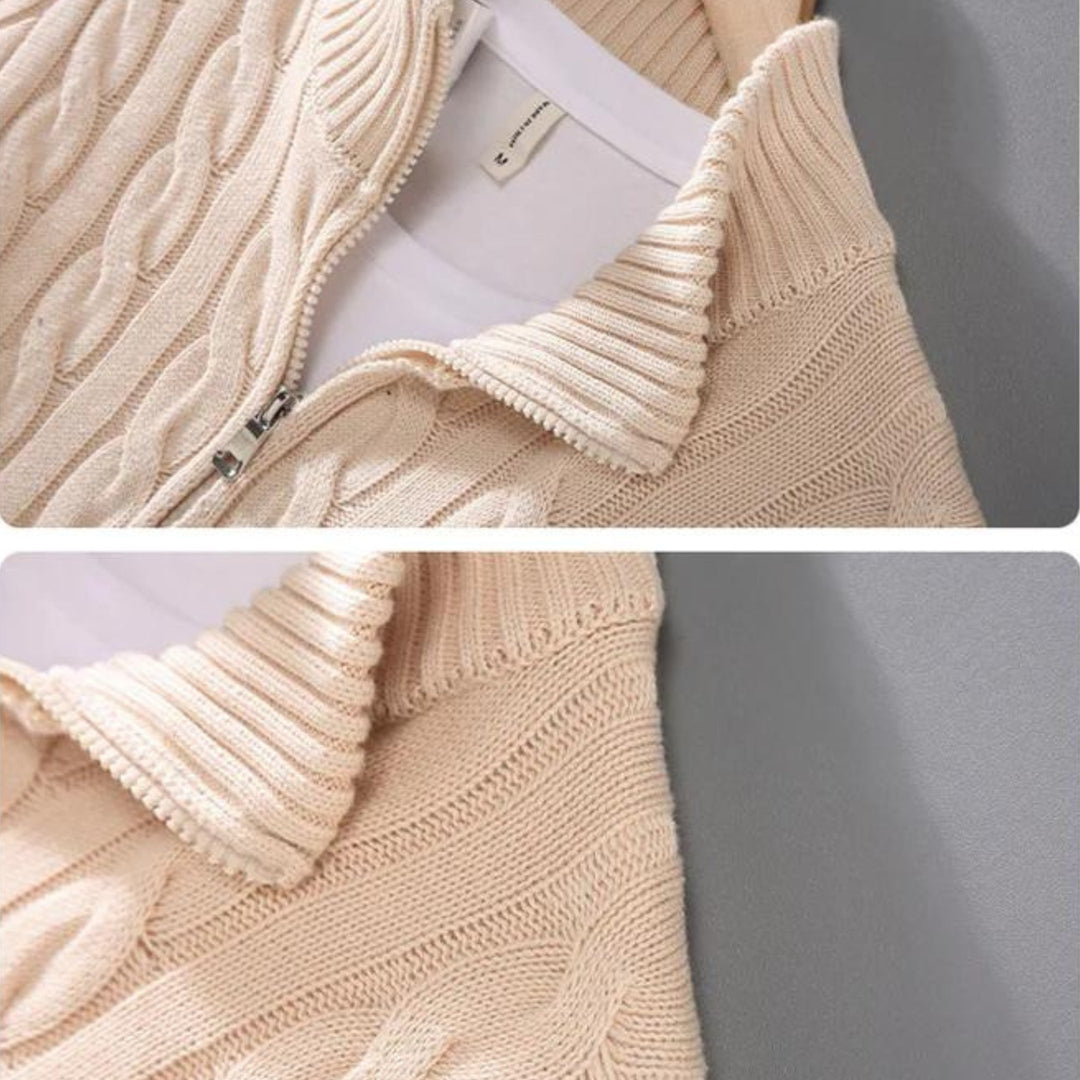 Comfortable men's crew neck knit jumper, a versatile smart casual pullover suitable for any season.