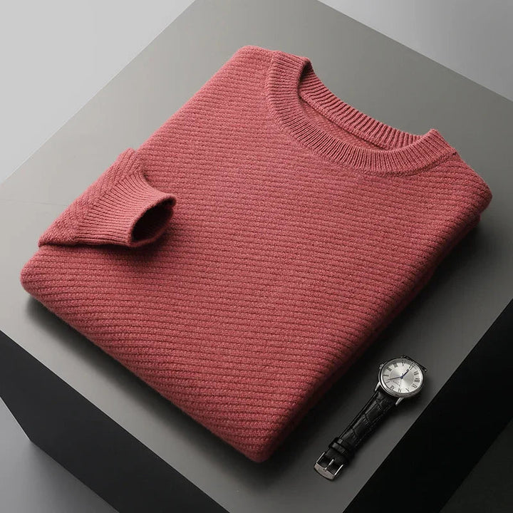 Men's comfortable long sleeve crew neck sweater, perfect for everyday casual wear.