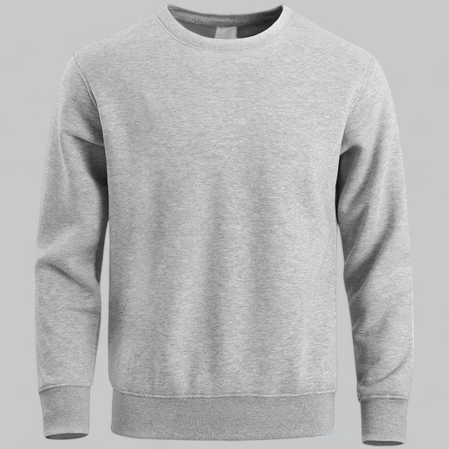 Men's classic crew neck sweatshirt in a relaxed fit, ideal for everyday comfort.