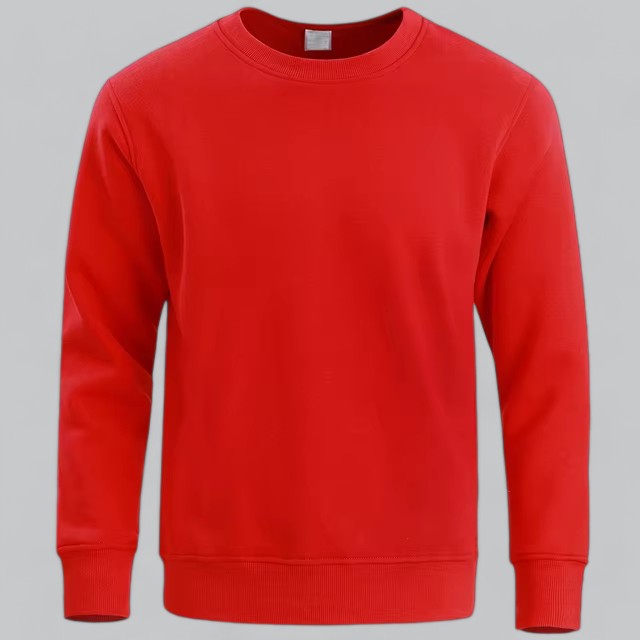 Everyday comfort men's pullover crew neck, a classic basic for modern casual fashion.
