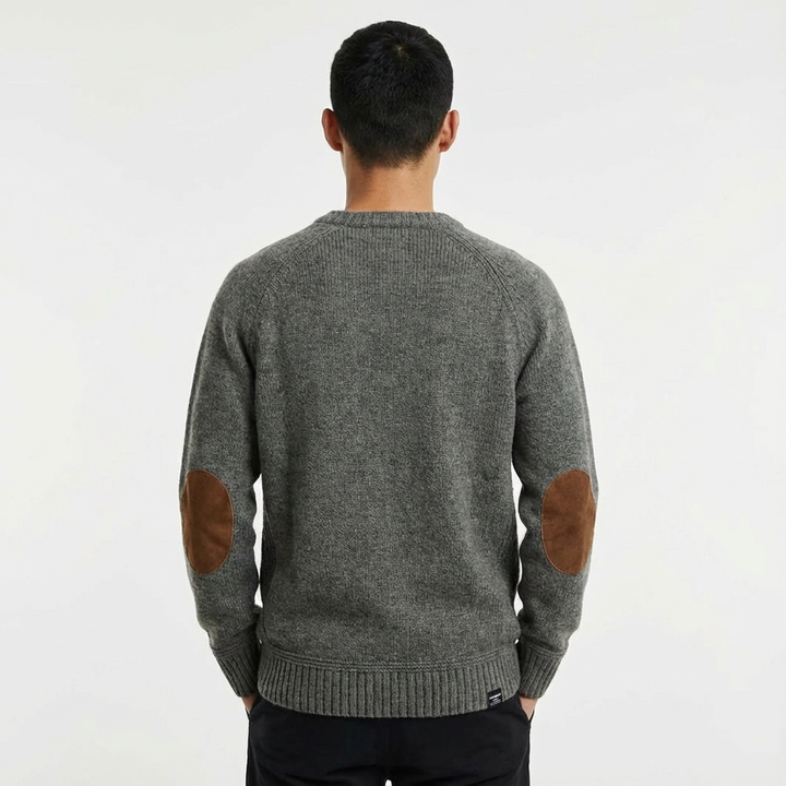 Warm and stylish men's wool blend sweater, perfect for fall fashion