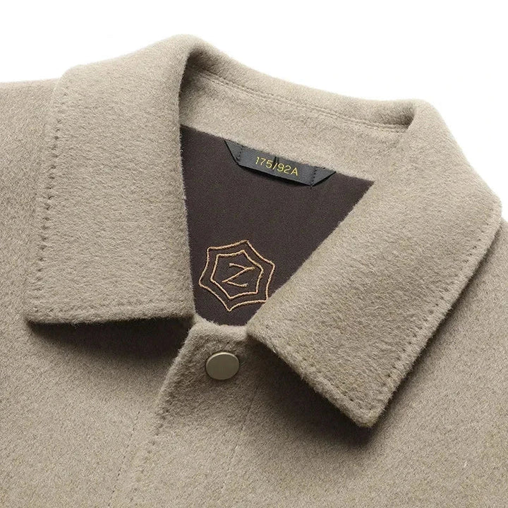 High-quality men's classic jacket for smart casual everyday wear. Elegant and versatile outerwear, great for fall & winter layering.