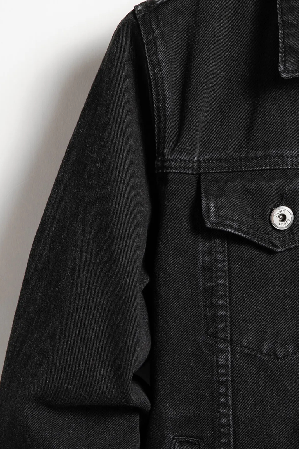 Essential men's outerwear: A classic fit, button-up denim jacket