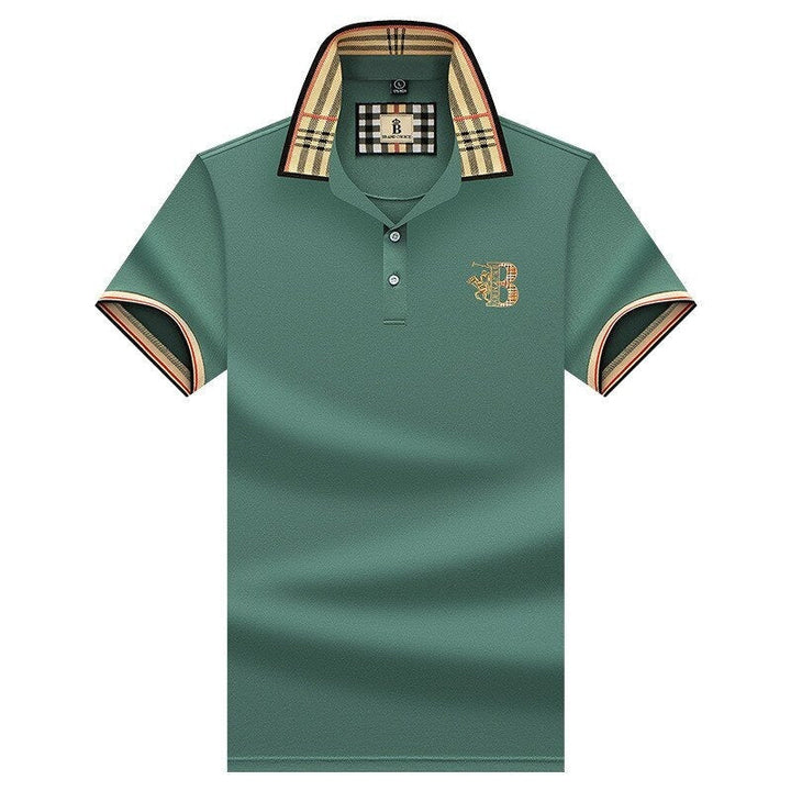 Men's classic fit polo shirt, short sleeve, comfortable everyday top for casual style.