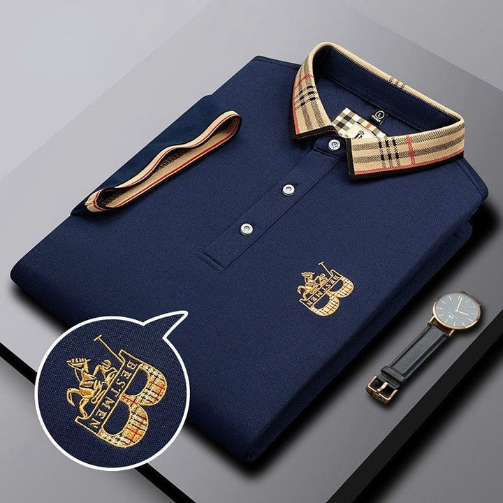 Men's classic polo shirt, comfortable and stylish short sleeve top for everyday wear.
