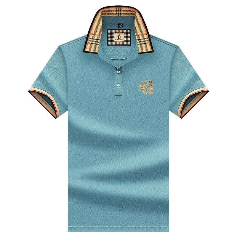 Fashionable men's classic polo shirt, short sleeve, smart casual everyday apparel.