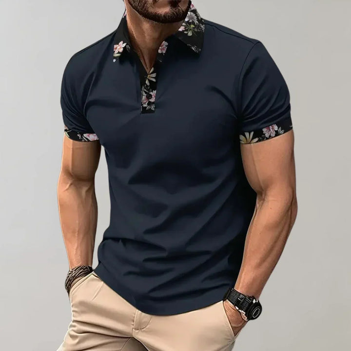 Men's classic fit short sleeve polo shirt for effortless style & all-day comfort. Versatile casual top.