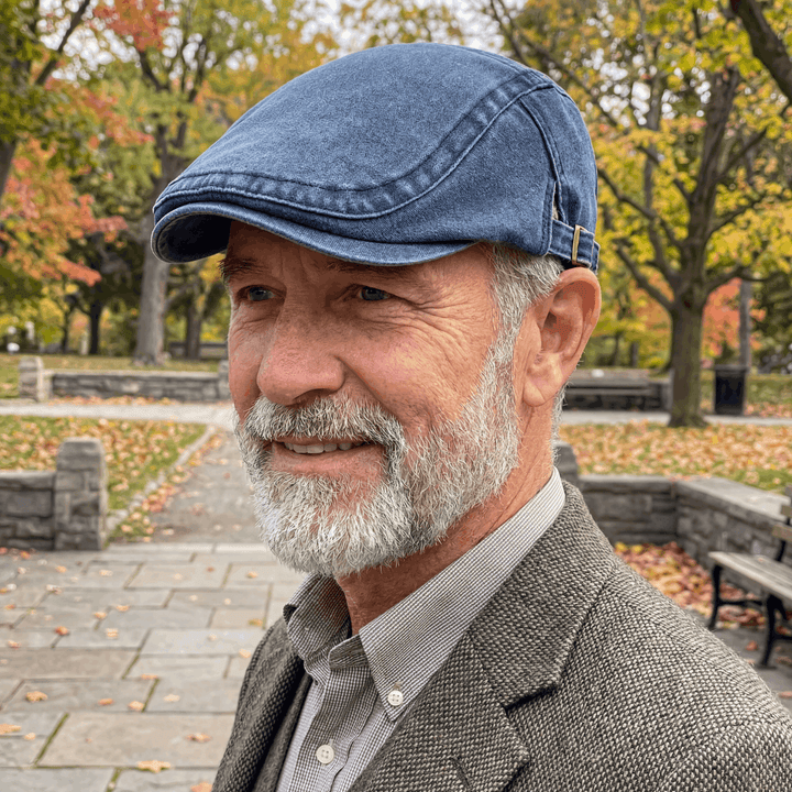 Comfortable men's ivy cap, ideal headwear for driving & everyday fashion accessories.