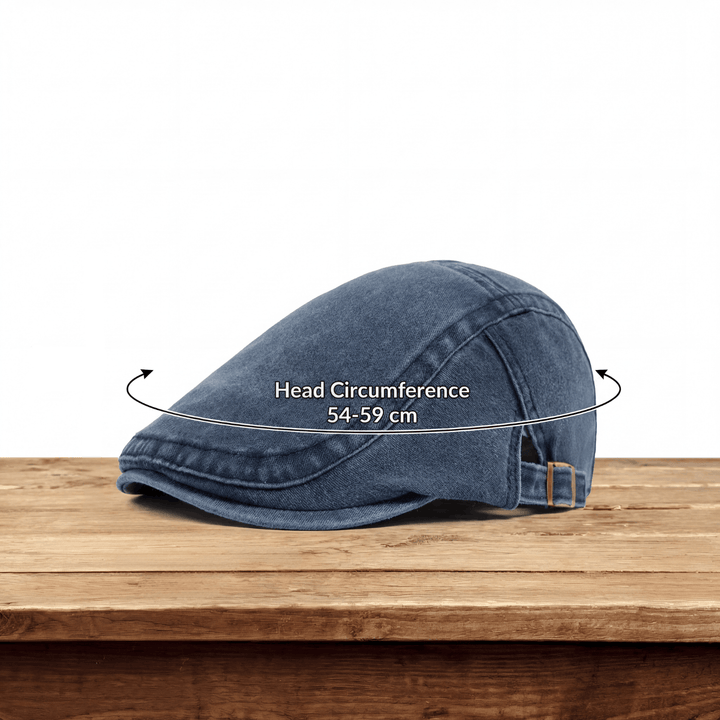Stylish men's flat cap for a timeless casual look, essential for everyday comfort.