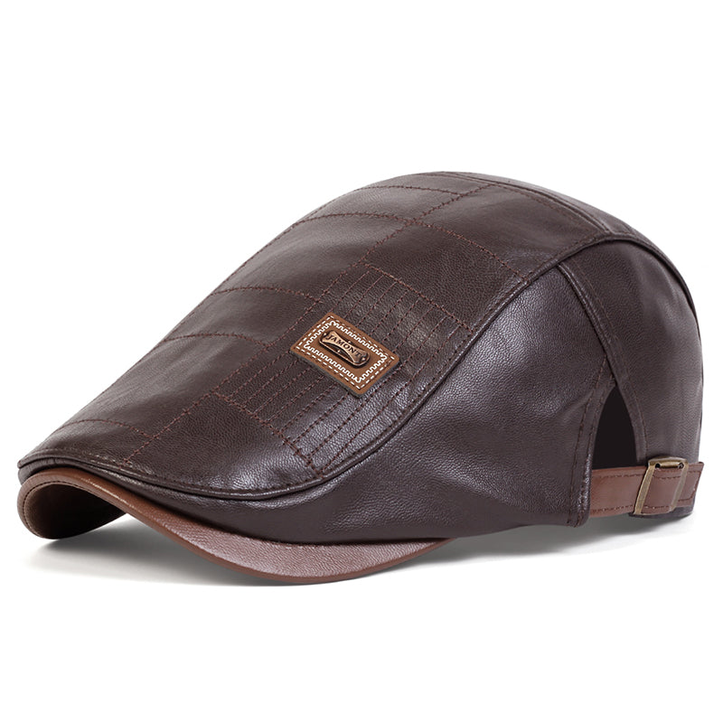 Classic men's flat cap, a timeless headwear accessory. Perfect for casual or smart classic style outfits.