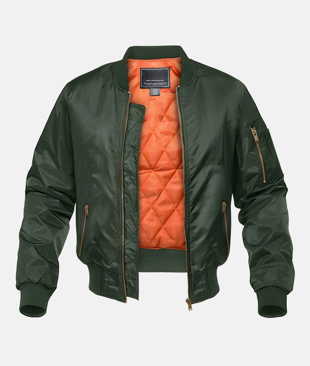 Men's casual bomber jacket in a classic fit, essential for stylish fall and winter looks.