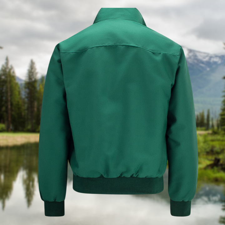 Spring men's Harrington jacket, lightweight and stylish casual outerwear for men's fashion.