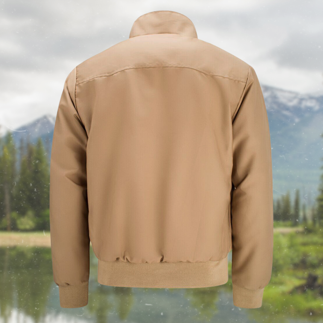 Durable men's Harrington jacket, combining classic style with everyday comfort.