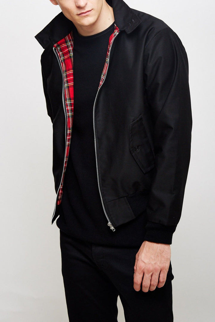 Men's zip-up outerwear: Harrington jacket, a classic piece for spring & fall fashion.