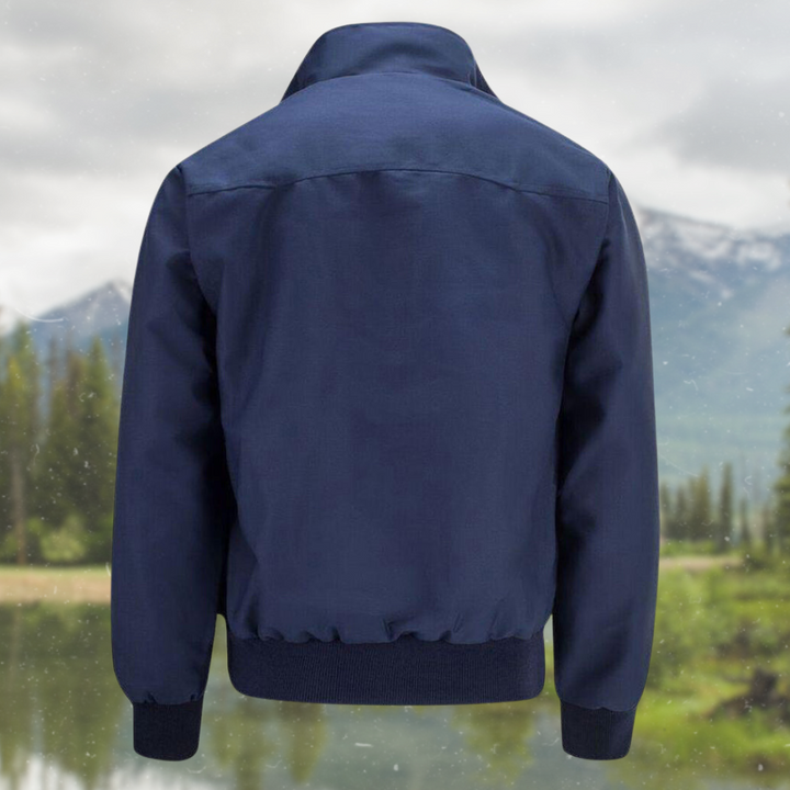 Classic men's Harrington jacket, perfect spring fashion casual jacket and everyday wear.