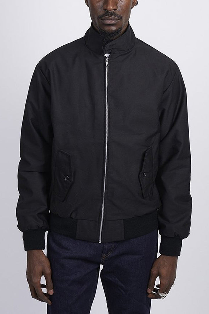 Men's fall fashion Harrington jacket, a classic and timeless casual outerwear piece.