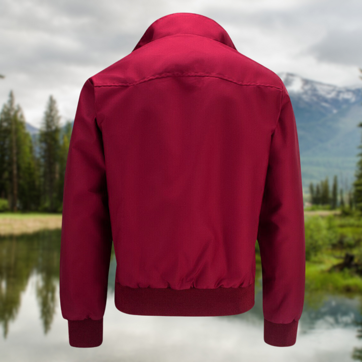 Everyday men's classic Harrington jacket, a stylish zip-up outerwear choice.