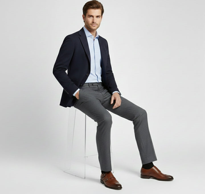 High-quality men's Italian loafers, Milano silhouette. Slip-on leather dress shoes for sophisticated casual looks.