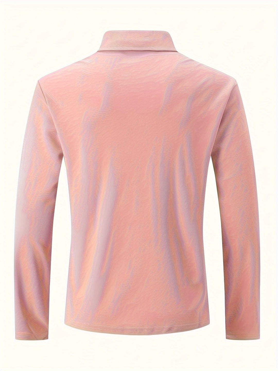 Men's versatile long-sleeve polo shirt. A comfortable, classic collared top for a smart casual and everyday look.