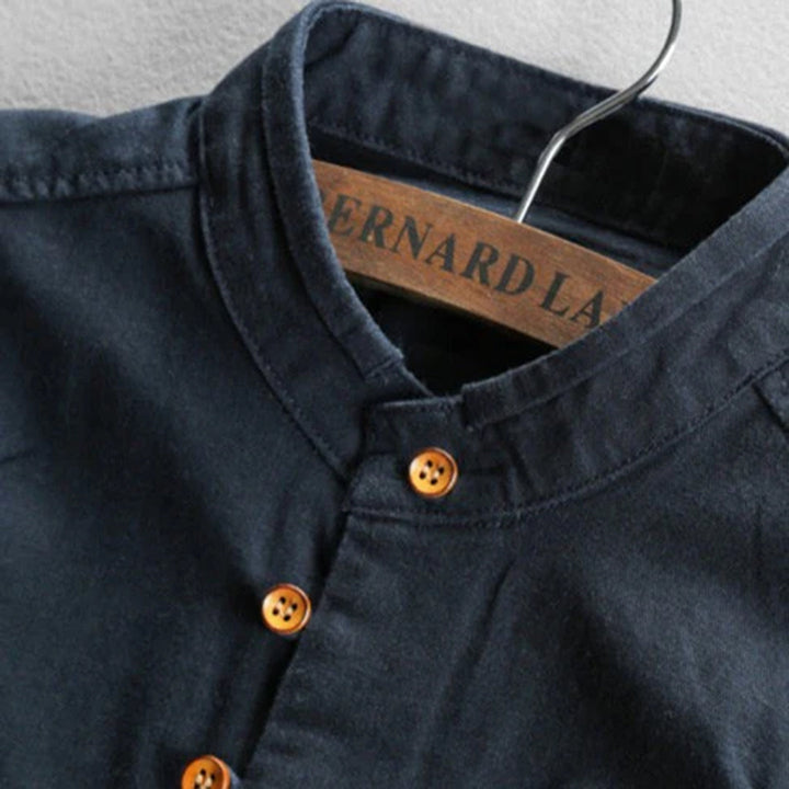 Sophisticated men's long sleeve shirt, ideal for business wear and a polished, professional formal look.