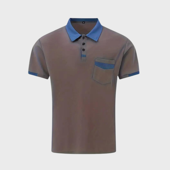 Effortless style with this men's classic polo shirt. A versatile short sleeve top for modern casual & summer fashion.