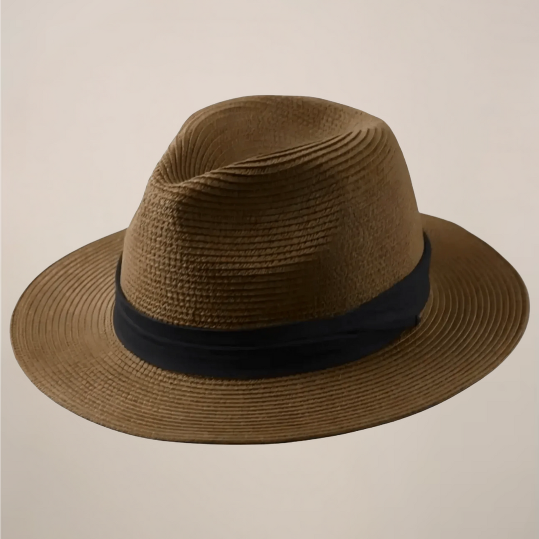 Casual mens Panama hat, offering classic style and sun protection.