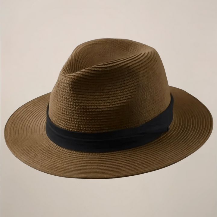 Casual mens Panama hat, offering classic style and sun protection.