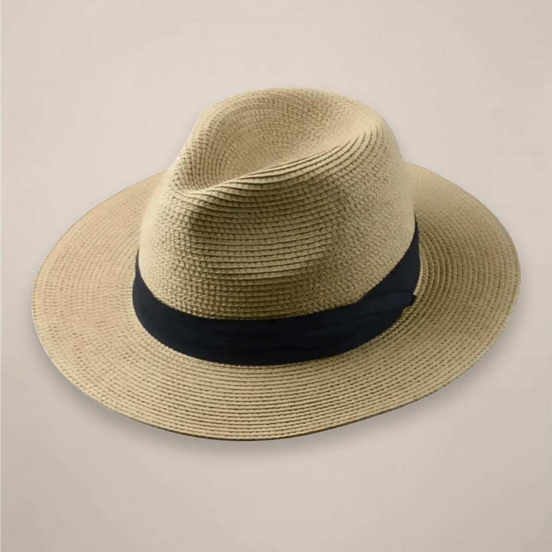 High-quality straw Panama hat for men, essential mens accessory.