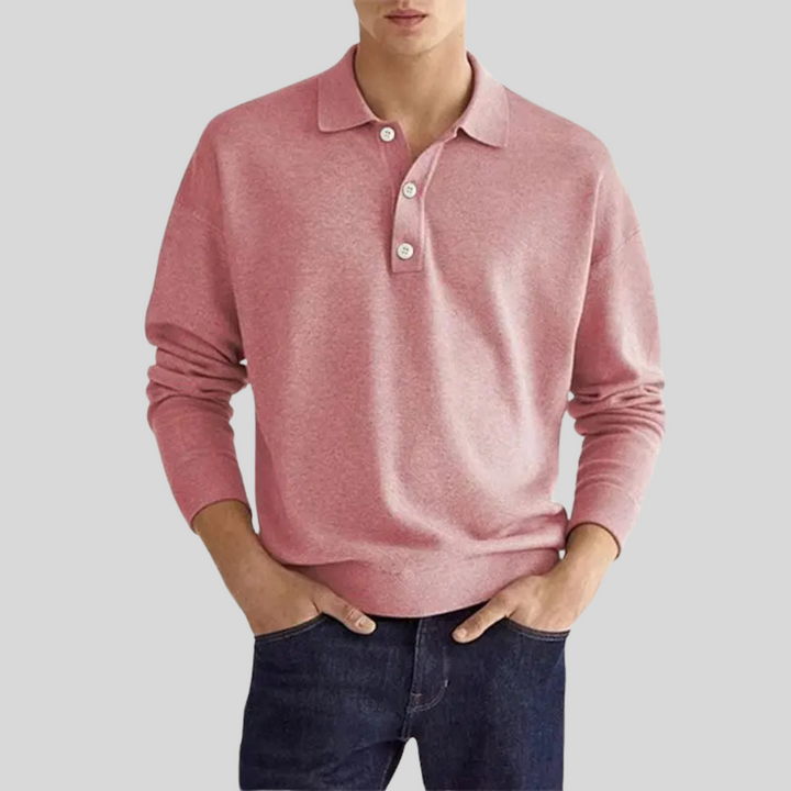 Stylish men's classic polo, perfect for smart casual wear & everyday comfort. Short sleeve design, wardrobe staple.