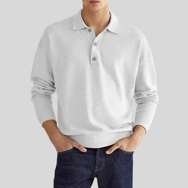New men's classic polo shirt for a smart look. Short sleeve, button-up design, perfect for any casual occasion.