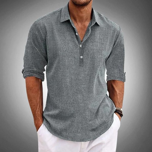 Comfortable men's summer polo, elegant and casual, ideal for warm weather style.
