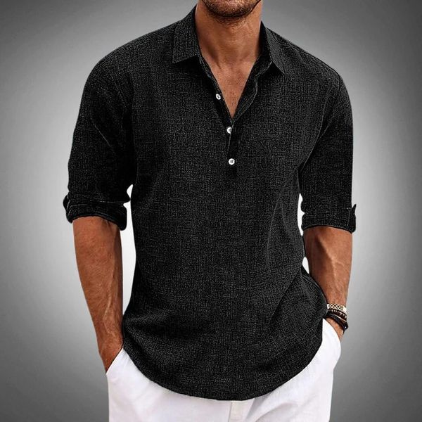 Stylish men's short sleeve polo shirt with button-up collar, classic design for summer.