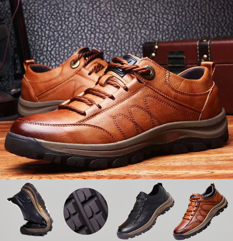 Classic men's orthopaedic comfort shoes, featuring supportive design for ultimate foot well-being.