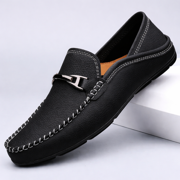Versatile men's classic loafers, slip-on for easy wear, suitable for casual & smart occasions.