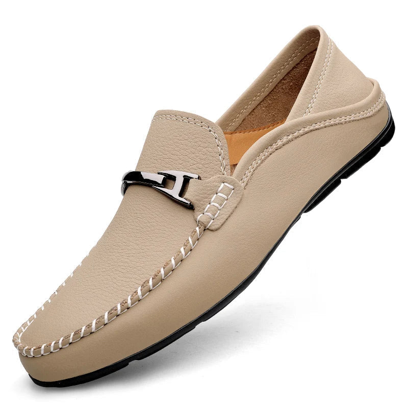 Premium men's classic everyday loafers, featuring a comfortable slip-on design for smart casual fashion.